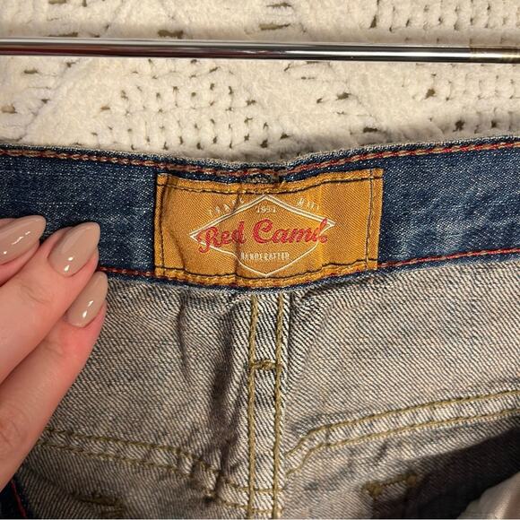 NWT RED CAMEL | Blue Medium Wash "Original Straight" Mid Rise Jeans | Bottom - Picture 5 of 8